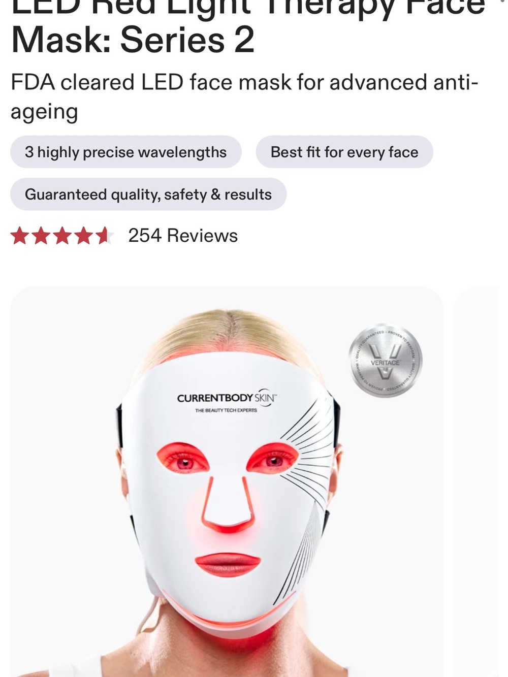 LED Therapy Mask - White - Picture 4 of 5